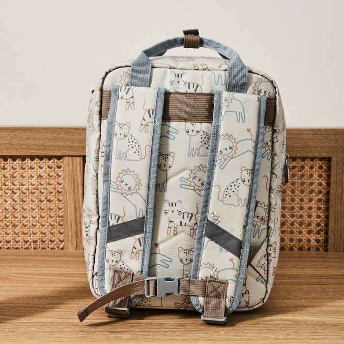 Personalised Big Cats All-Over Print Medium Grab Handle Backpack