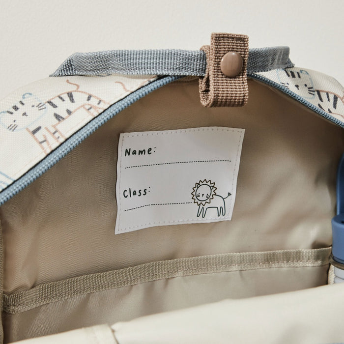 Personalised Big Cats All-Over Print Medium Grab Handle Backpack