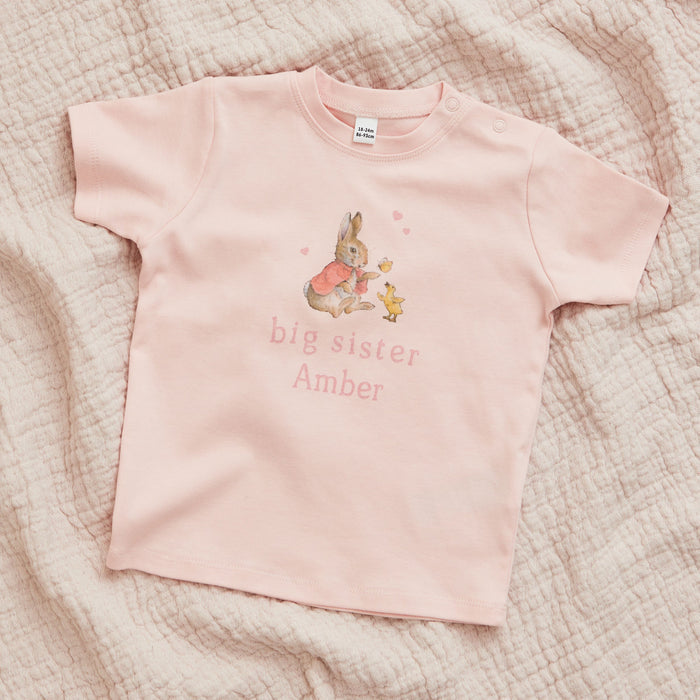 Personalised Big Sister Flopsy™ Bunny T-Shirt