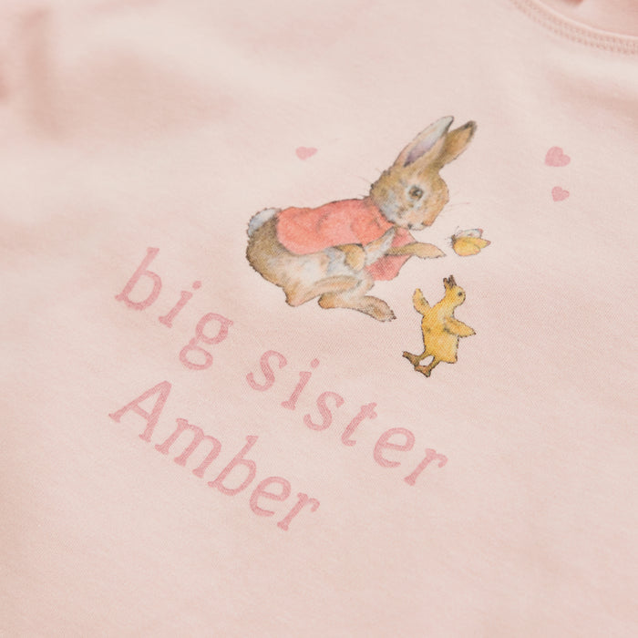 Personalised Big Sister Flopsy™ Bunny T-Shirt