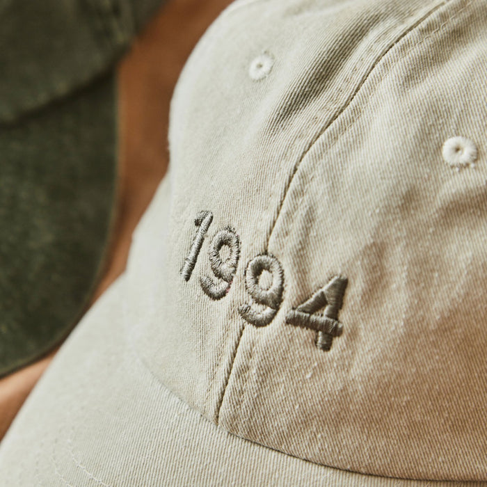 Personalised Birth Year Cap in Natural by Made Yours