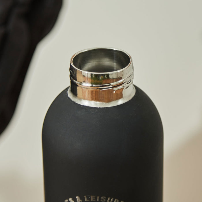 Personalised Black Water Bottle