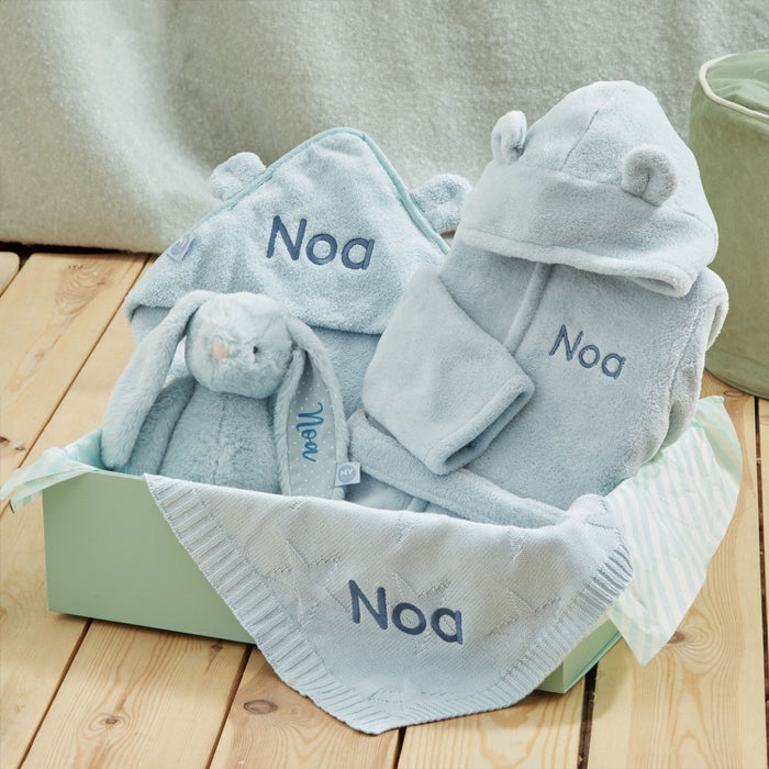 Personalised Blue Bedtime Essentials Gift Set