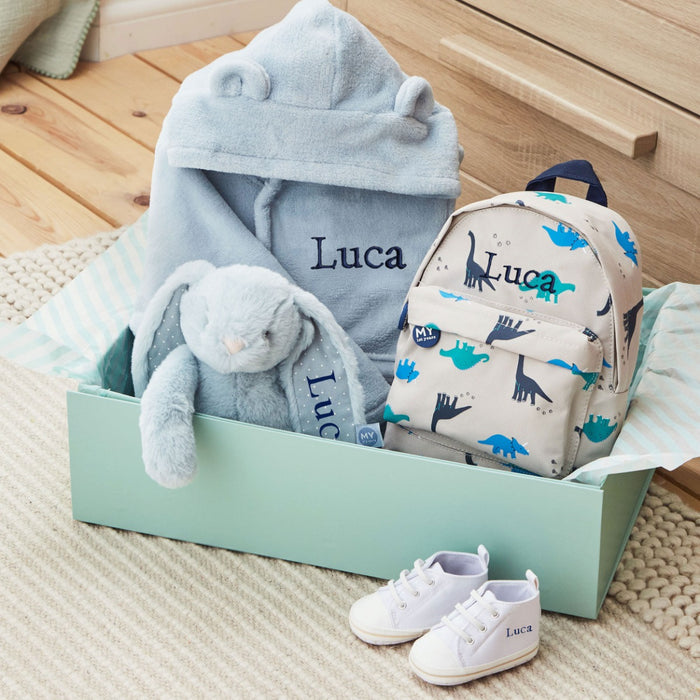 Personalised Blue Best of My 1st Years Gift Set