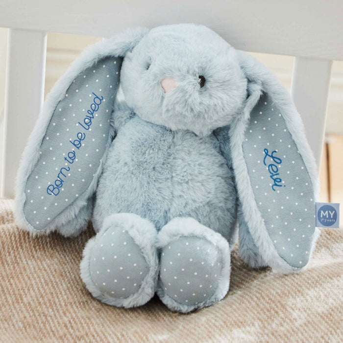 Personalised Blue Bunny Soft Toy