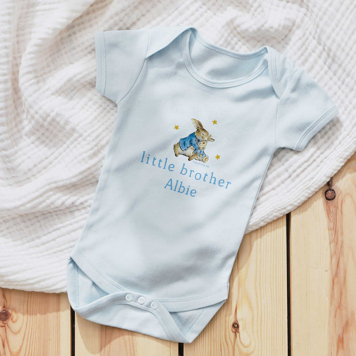 Personalised Blue Peter Rabbit™ Little Brother Bodysuit