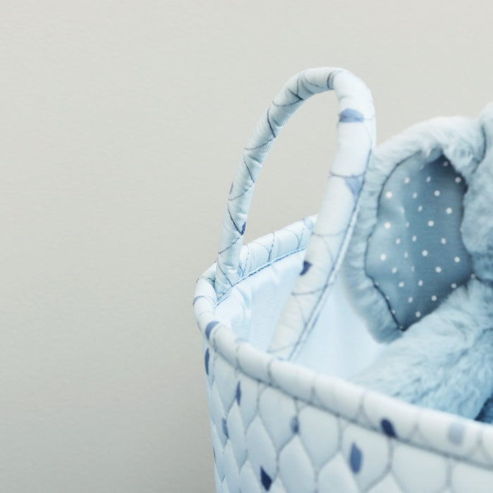 Personalised Blue Polka Dot Storage Bag Set (3 Pack)