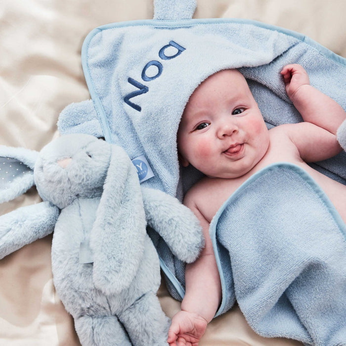 Personalised Blue Splash, Snuggle & Cuddle Gift Set