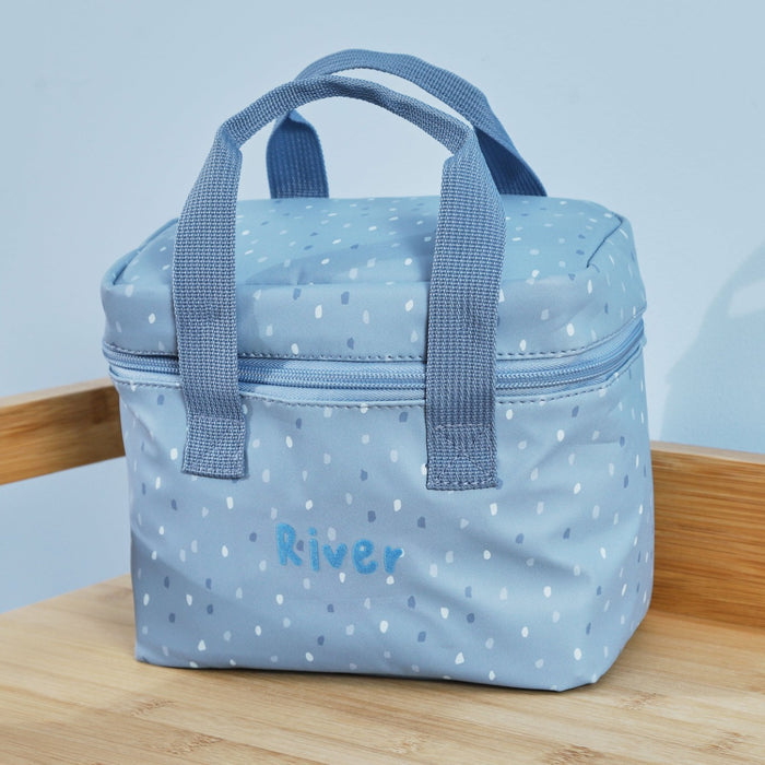 Personalised Blue Spot Snack Bag