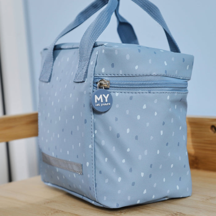 Personalised Blue Spot Snack Bag