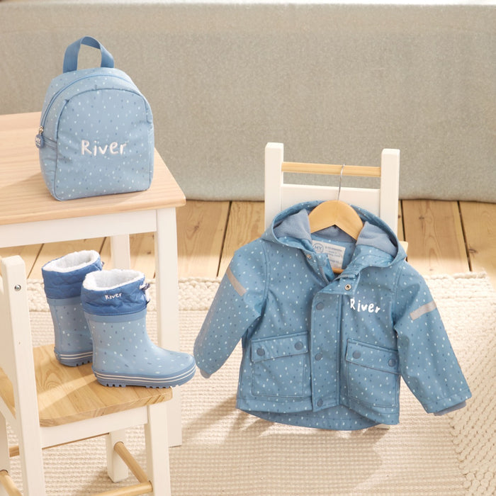 Personalised Blue Spot Splash & Explore Gift Set