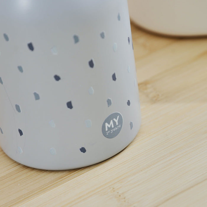 Personalised Blue Spot Water Bottle