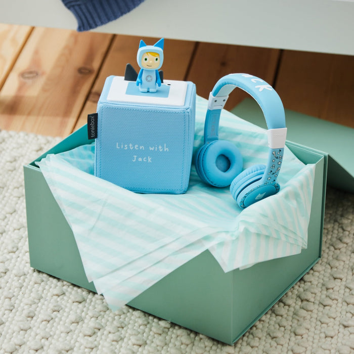 Personalised Blue Tonies Gift Set
