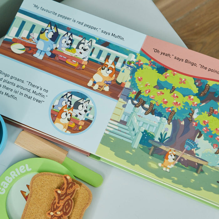 Personalised Bluey BBQ Read & Play Set