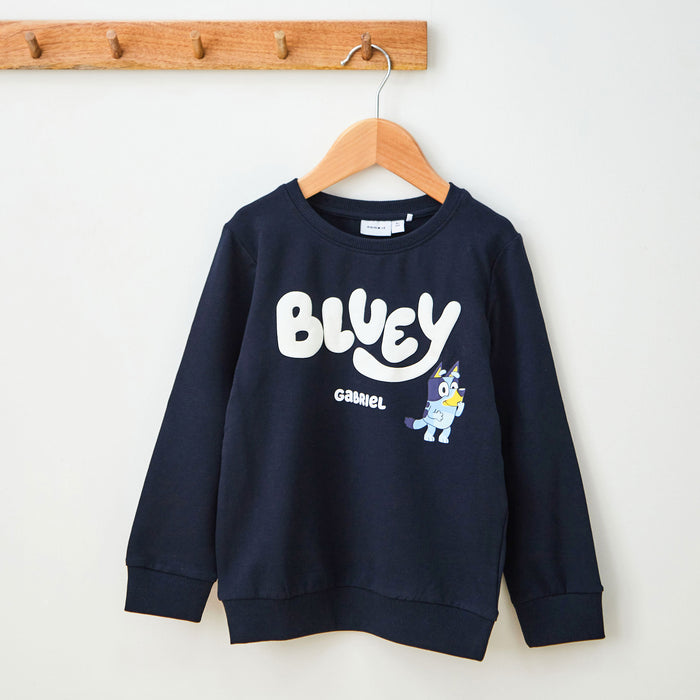 Personalised Bluey Dark Navy Sweatshirt