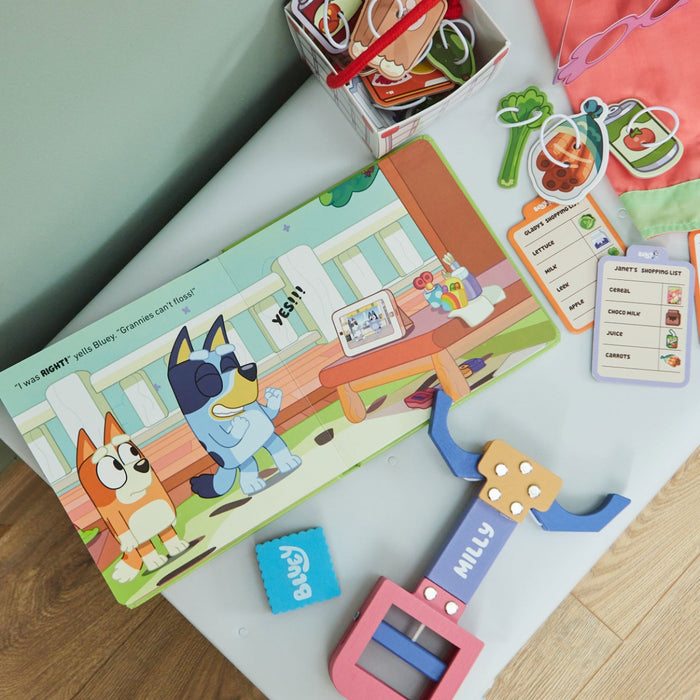 Personalised Bluey Grannies Read & Play Set