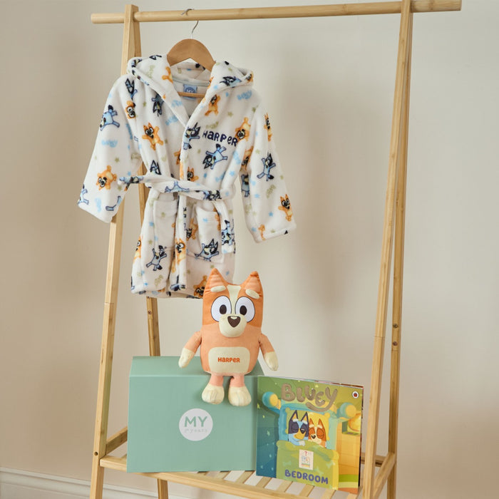 Personalised Bluey Read, Snuggle and Cuddle Gift Set