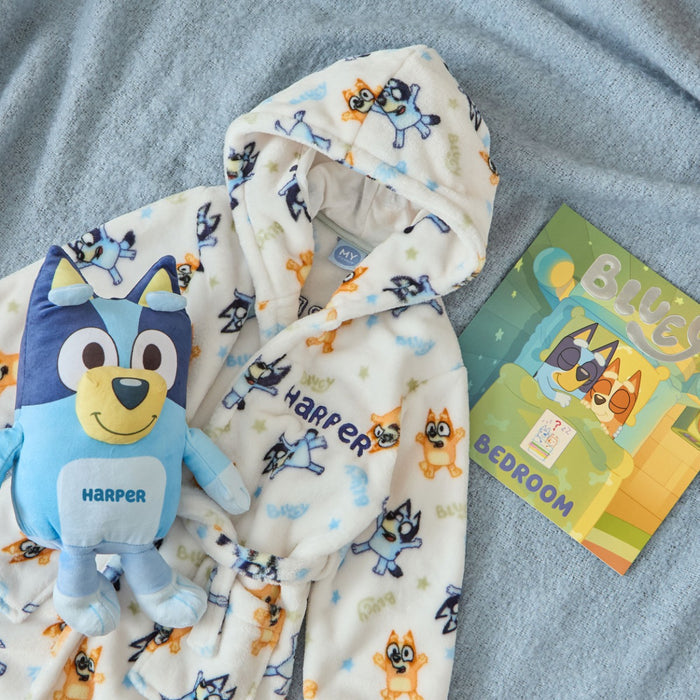 Personalised Bluey Read, Snuggle and Cuddle Gift Set