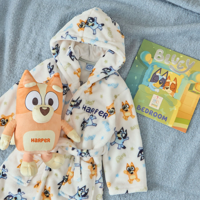 Personalised Bluey Read, Snuggle and Cuddle Gift Set