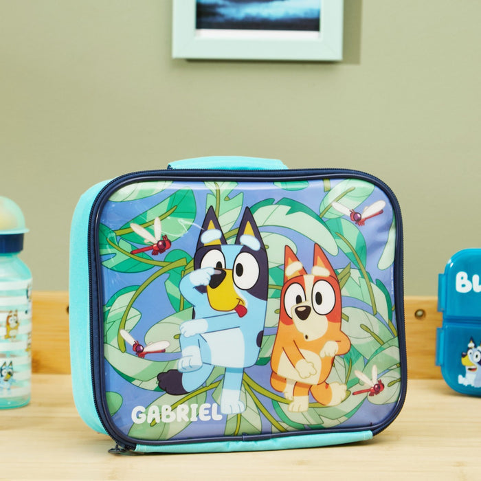 Personalised Bluey Rectangular Insulated Lunch Bag
