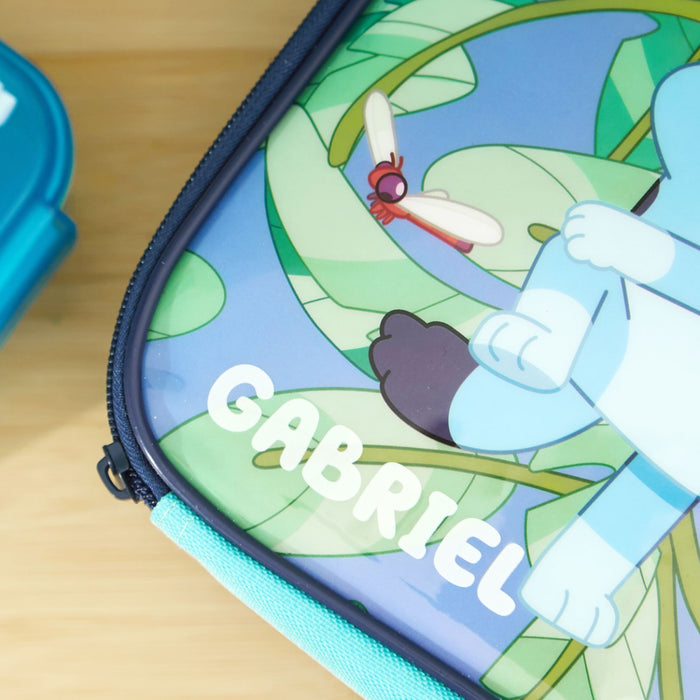 Personalised Bluey Rectangular Insulated Lunch Bag