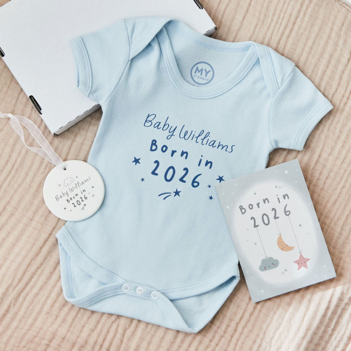 Personalised Born In 2026 Letterbox Gift Set