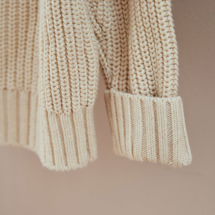 Personalised Born In 2026 Oatmeal Knitted Cardigan