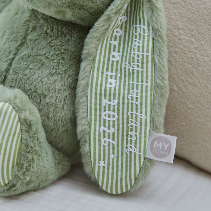 Personalised Born in 2026 Sage Bunny