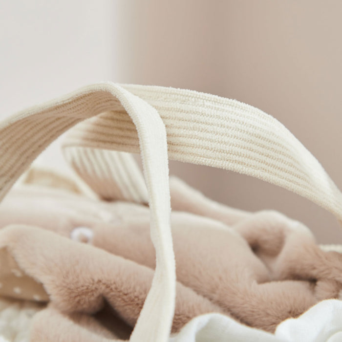 Personalised Born To Be Loved Animal Nappy Caddy