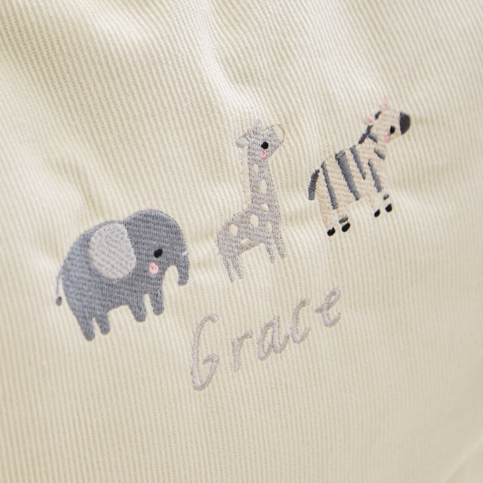 Personalised Born to be Loved Ecru Cord Chair