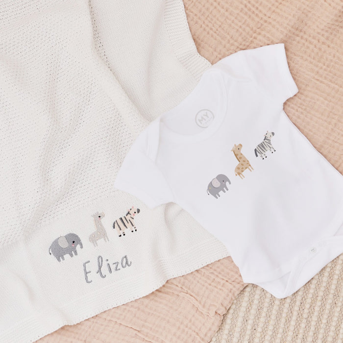 Personalised Born To Be Loved Naptime Baby Bundle