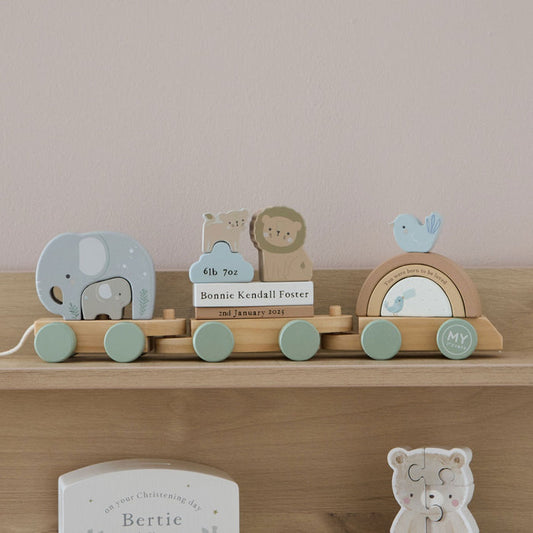 Personalised Born To Be Loved Pull Along FSC®