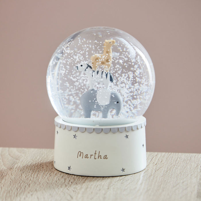 Personalised Born To Be Loved Snow Globe