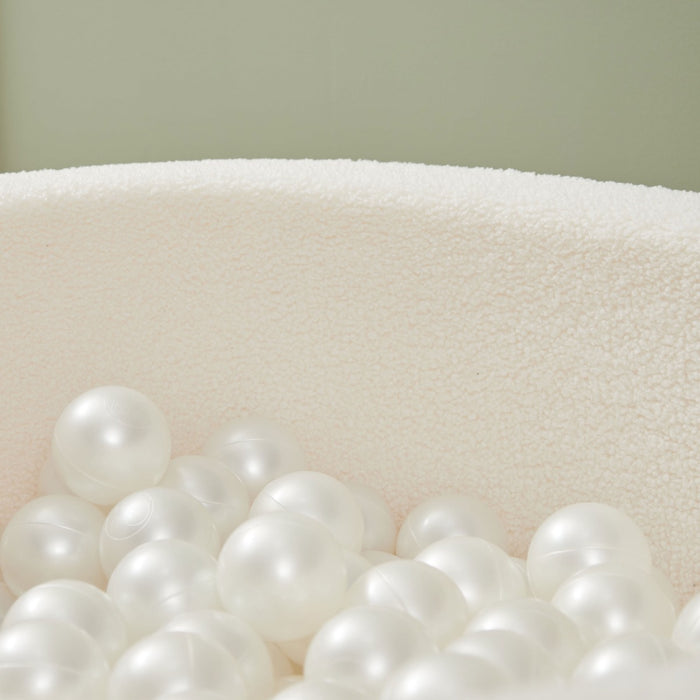 Personalised Born to be Loved Teddy Cream Ball Pit