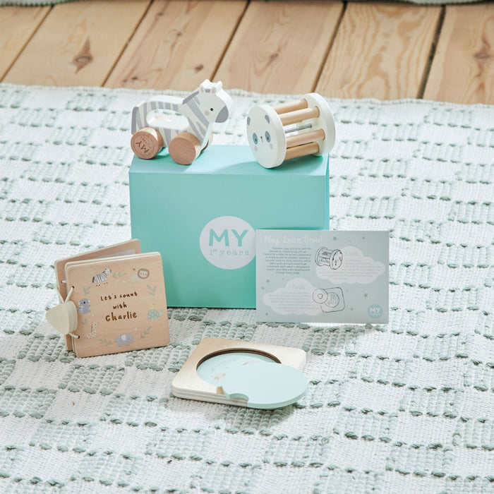 Personalised Born To Be Loved Wooden 6m+ Development Set FSC®