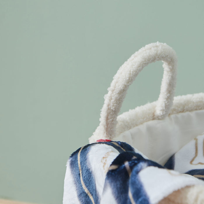 Personalised Boucle Dog Toy Basket