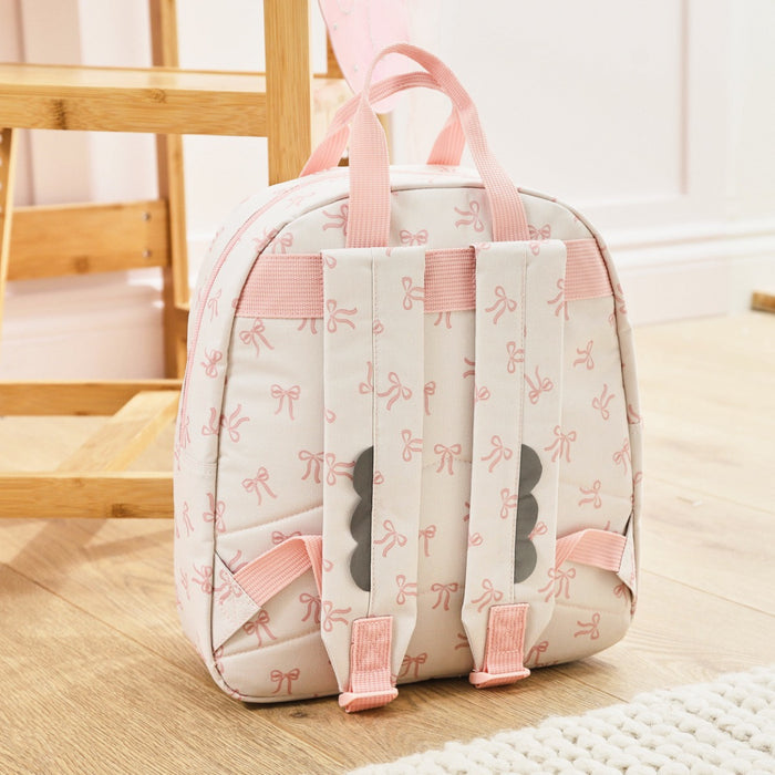 Personalised Bow All-Over Print Medium Backpack