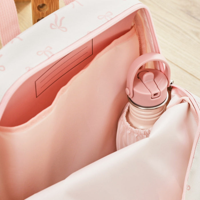Personalised Bow All-Over Print Medium Backpack