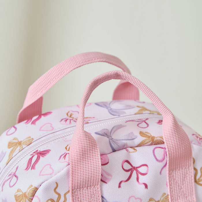 Personalised Bow Grab Mini Backpack