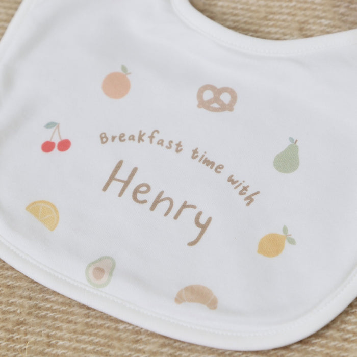 Personalised Breakfast Club Wreath Bib