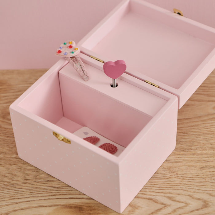 Personalised Bunny Floral Jewellery Box