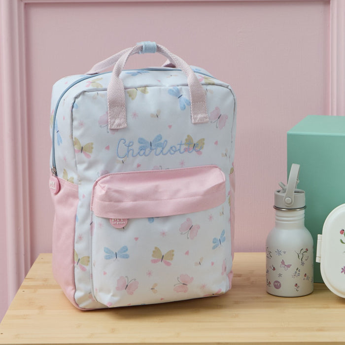 Personalised Butterfly Cube Medium Backpack