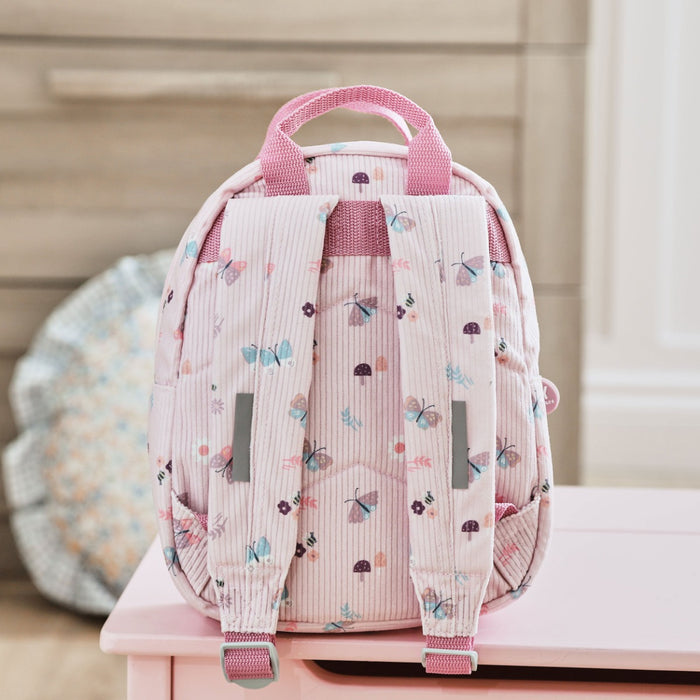 Personalised Butterfly Printed Cord Mini Backpack