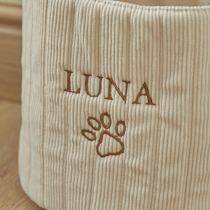 Personalised Cat Paw Cord Basket