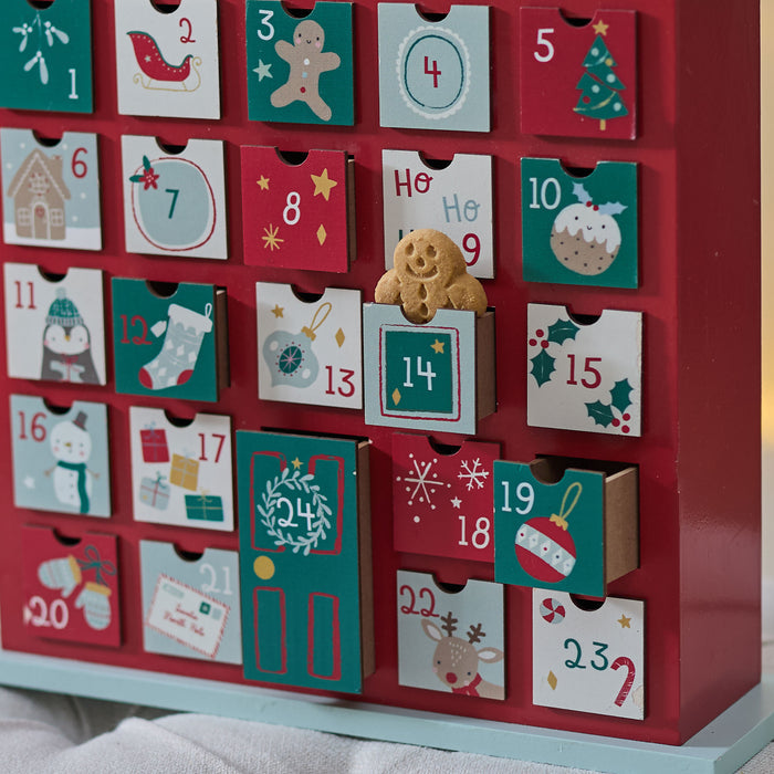 Personalised Christmas Advent Calendar House