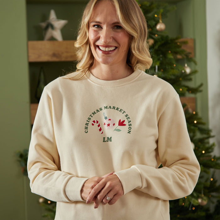 Personalised Christmas Market Jumper