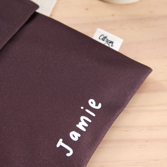 Personalised Citron Vehicle Print Reusable Sandwich Bags Set