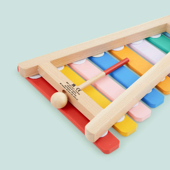 Personalised Colourful Wooden Xylophone Toy FSC®