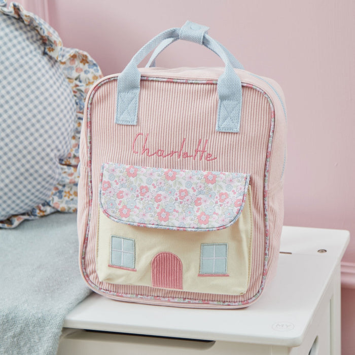Personalised Cottage Medium Backpack