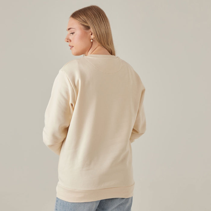 Personalised Cream Mrs Sweatshirt